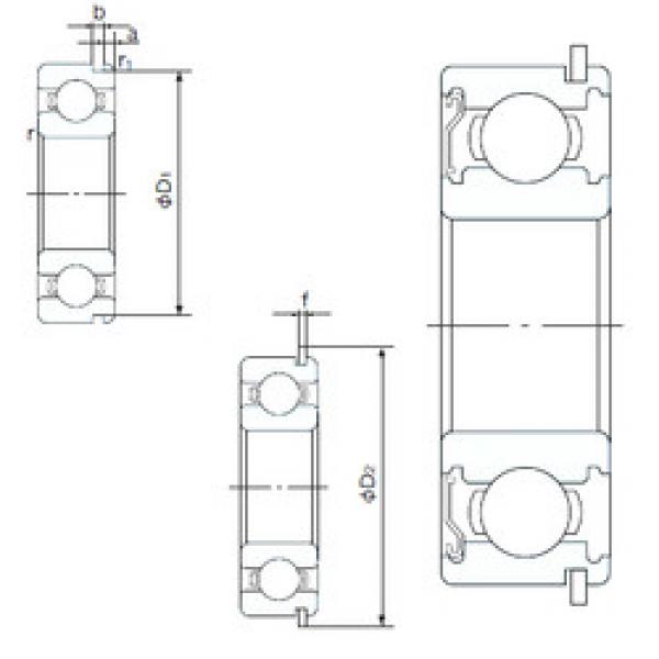 Rodamiento 6011ZENR NACHI #1 image