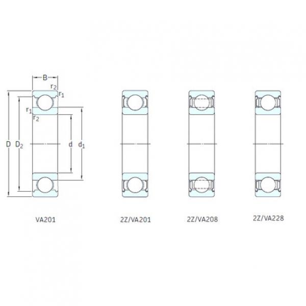 Rodamiento 6201-2Z/VA228 SKF #1 image