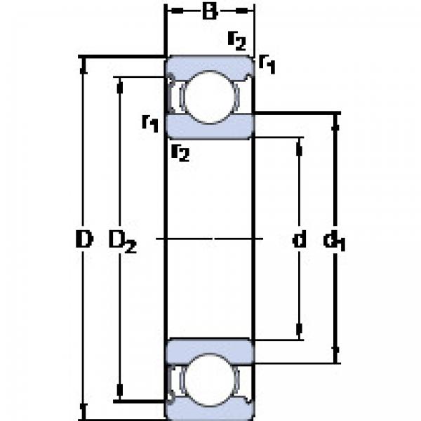 Rodamiento 6032-Z SKF #1 image