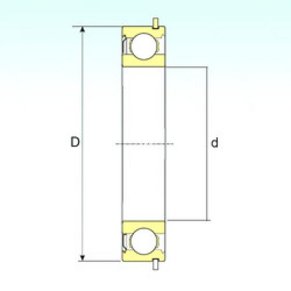 Rodamiento 6312-ZNR ISB #1 image