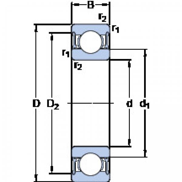 Rodamiento 61906-2RZ SKF #1 image