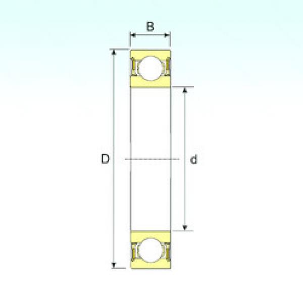 Rodamiento 61908-2RZ ISB #1 image