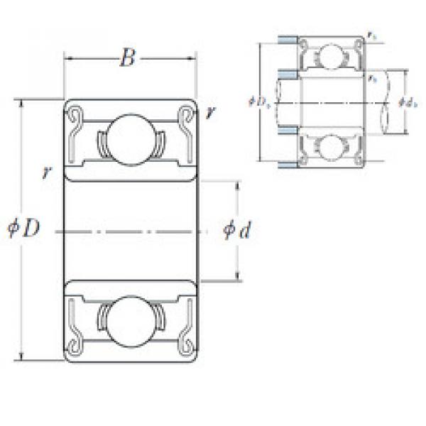 Rodamiento 628 ZZ NSK #1 image