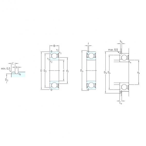 Rodamiento 6206-2ZNR SKF #1 image