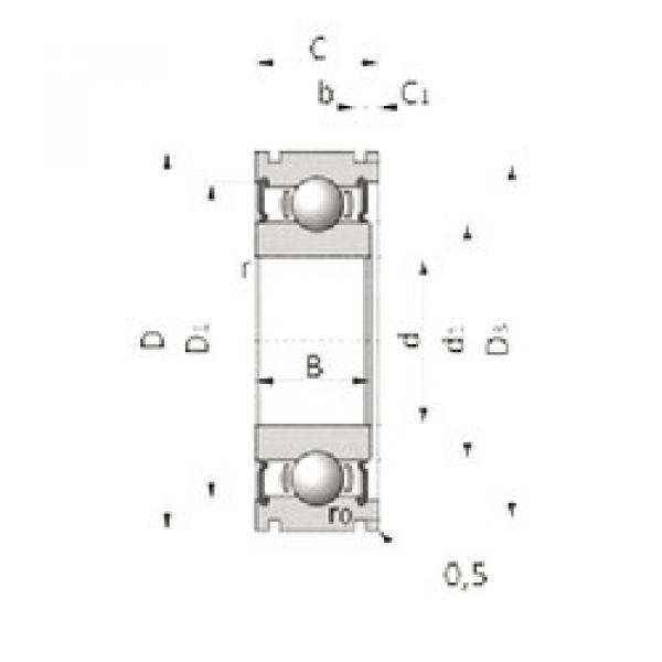 Rodamiento 6TS2-SX06B81LLUANPX1V2 NTN #1 image