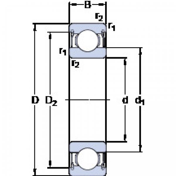 Rodamiento D/W ER1038-2ZS SKF #1 image