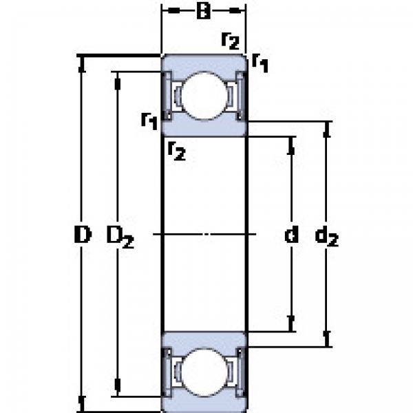 Rodamiento D/W R10-2RS1 SKF #1 image