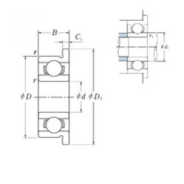 Rodamiento F636 NSK #1 image