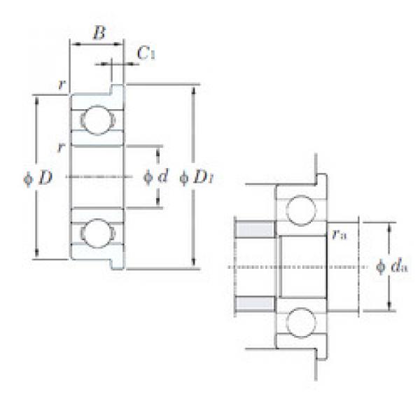 Rodamiento F634 KOYO #1 image