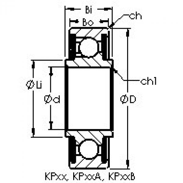 Rodamiento KP23B AST #1 image