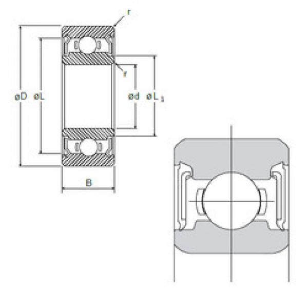 Rodamiento L-1680DD NMB #1 image