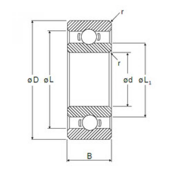 Rodamiento R-825 NMB #1 image