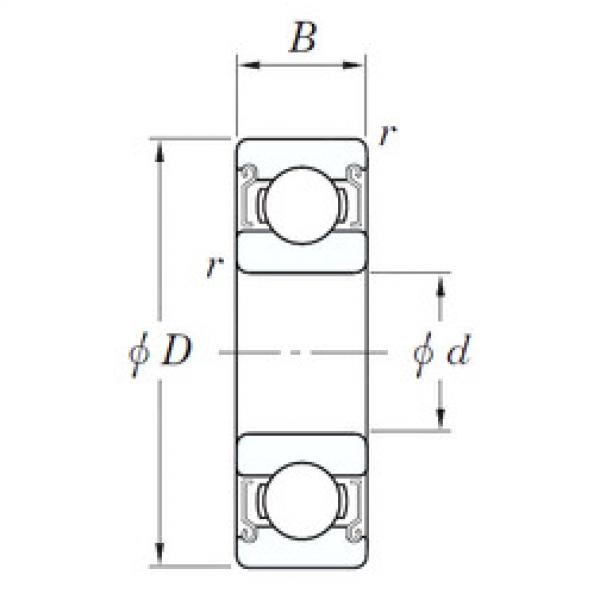 Rodamiento SE 6204 ZZSTMSA7 KOYO #1 image