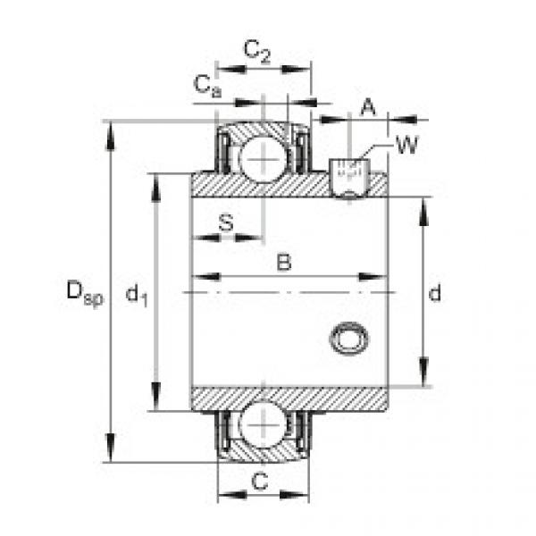 Rodamiento UC209-27 FAG #1 image