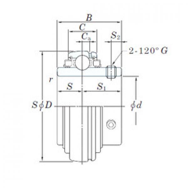 Rodamiento UCX15L3 KOYO #1 image