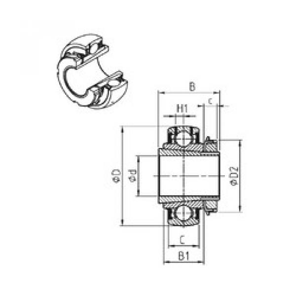 Rodamiento UK311+H-30 SNR #1 image