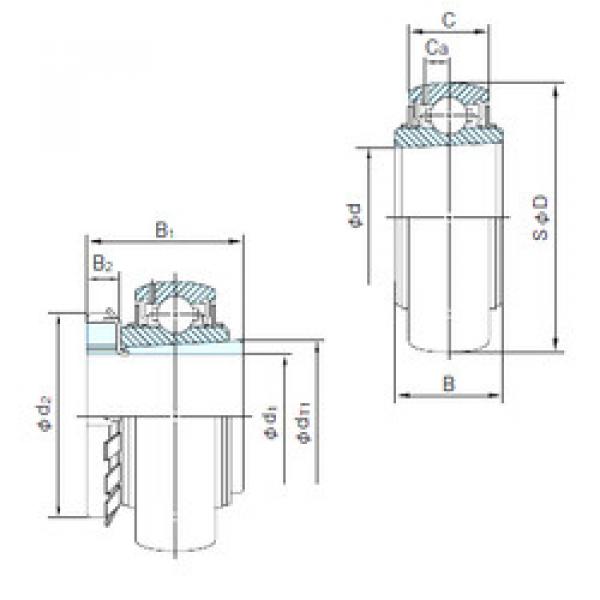 Rodamiento UK213+H2313 NACHI #1 image