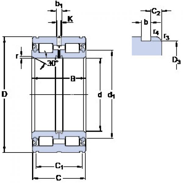 Rodamiento 319436 DA-2LS SKF #1 image