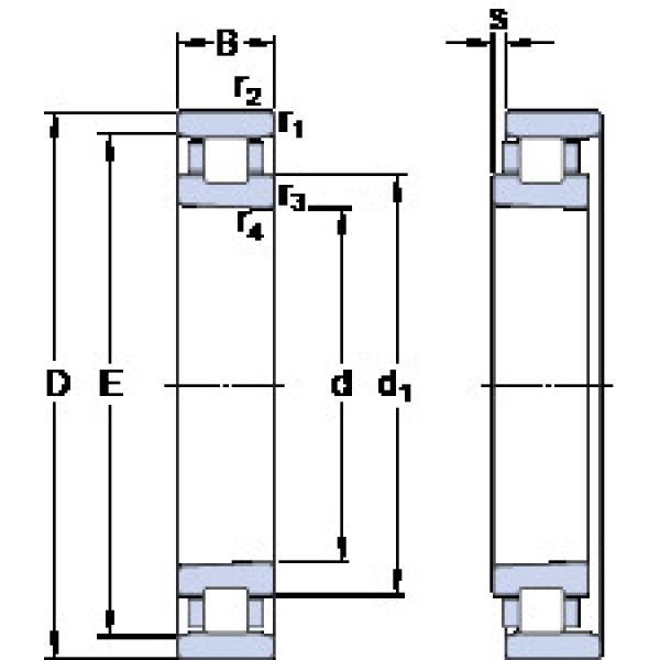 Rodamiento N 1008 KTN/HC5SP SKF #1 image