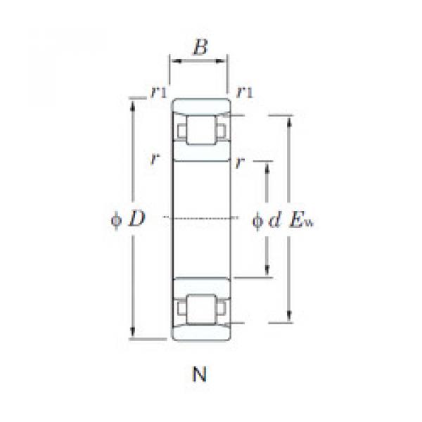 Rodamiento N304 KOYO #1 image