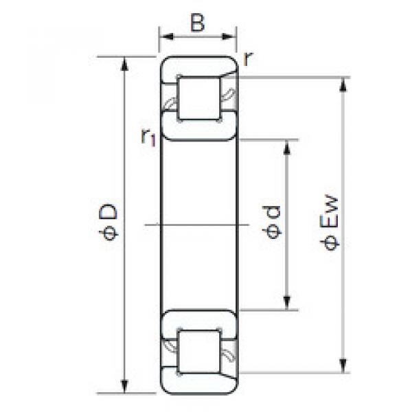 Rodamiento NF 1012 NACHI #1 image