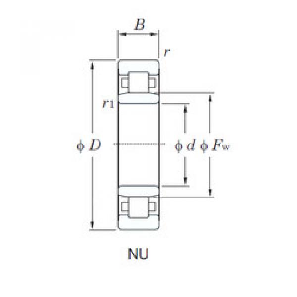 Rodamiento NU304R KOYO #1 image