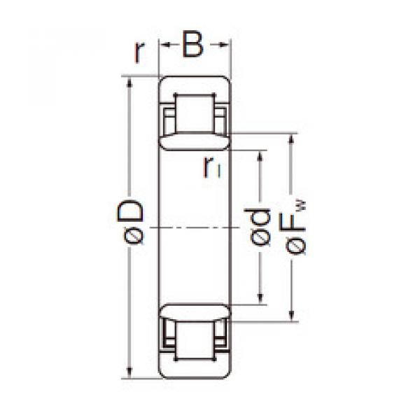 Rodamiento NU210EG NACHI #1 image