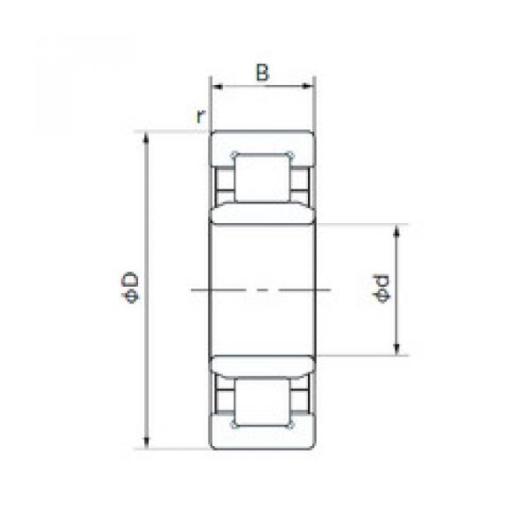 Rodamiento NU219TS NACHI #1 image