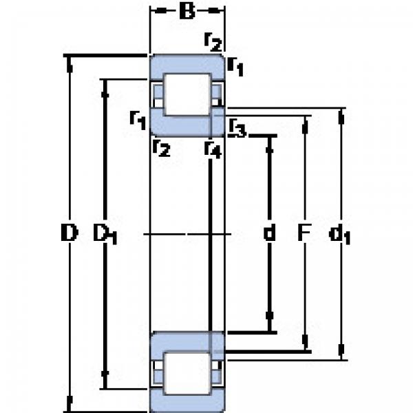 Rodamiento NUP 2316 ECP SKF #1 image