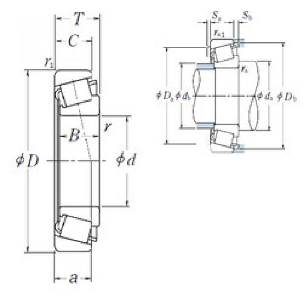 Rodamiento HR30221J NSK #1 image