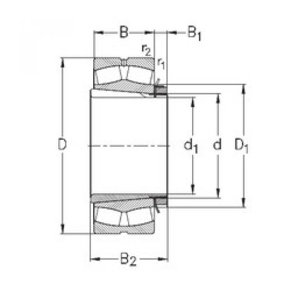 Rodamientos 239/670-K-MB-W33+OH39/670-H NKE #1 image