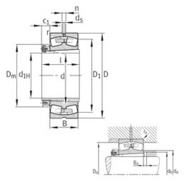 Rodamientos 239/710-K-MB+H39/710 FAG #1 image