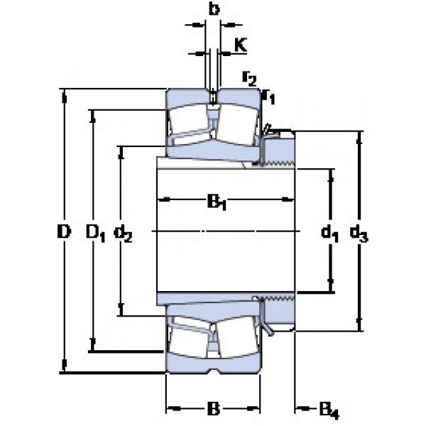 Rodamiento 21317 EK + H 317 SKF #1 image