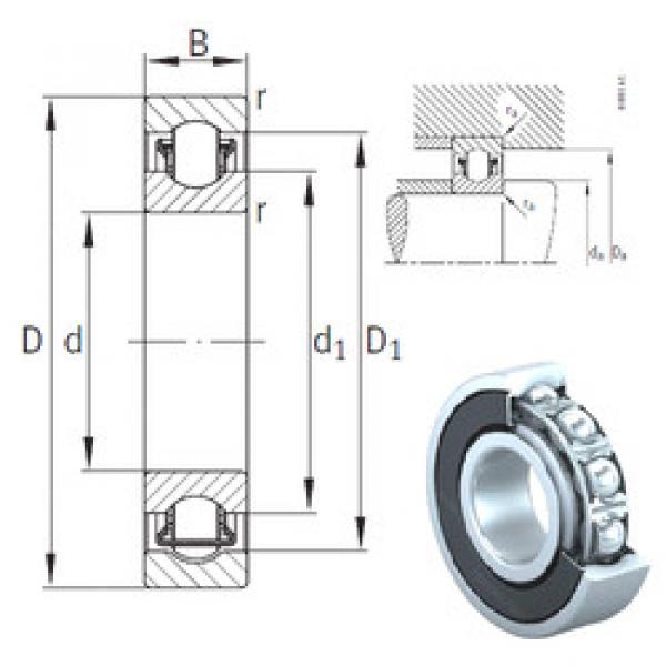 Rodamiento BXRE208-2RSR INA #1 image