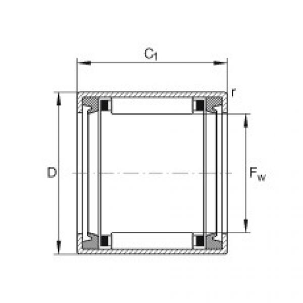 Rodamiento HK5024-2RS INA #1 image