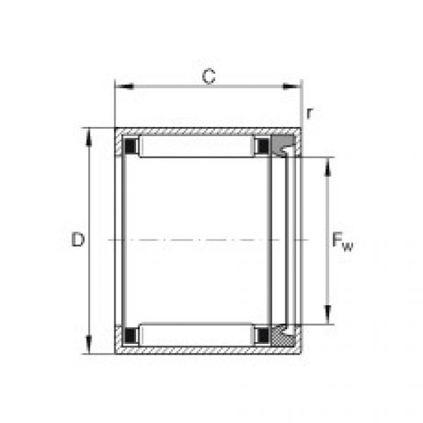 Rodamiento HK1518-RS INA #1 image