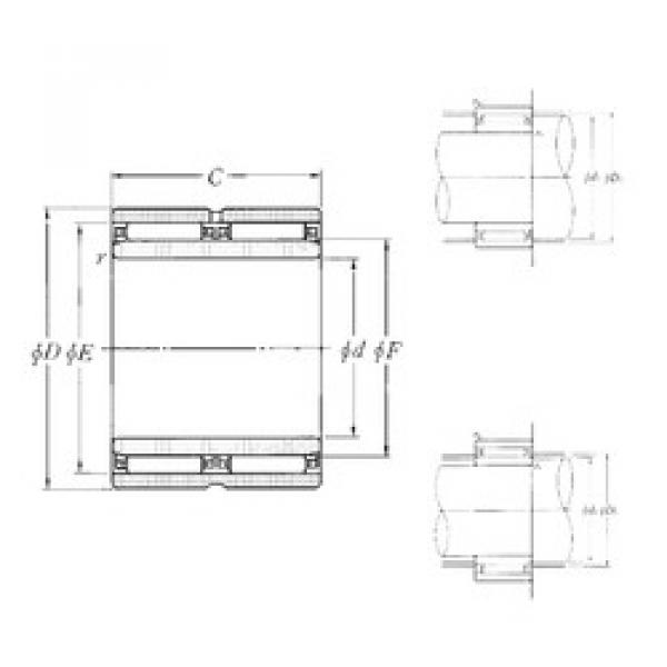 Rodamiento NAO-65×95×60ZW NTN #1 image