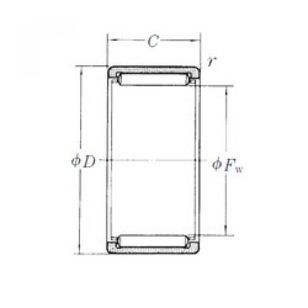 Rodamiento RLM688235-1 NSK #1 image