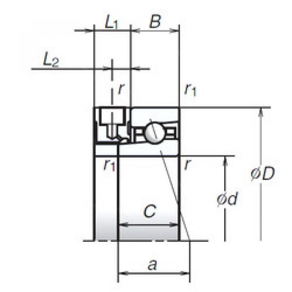 Rodamiento 110BNR10XE NSK #1 image