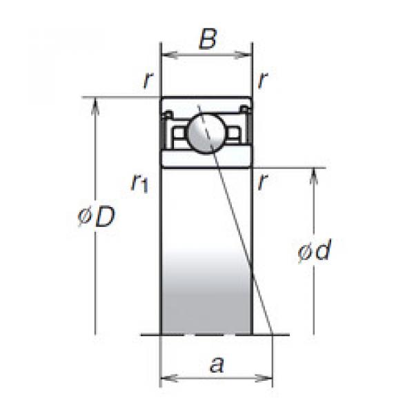 Rodamiento 100BNR29HV1V NSK #1 image