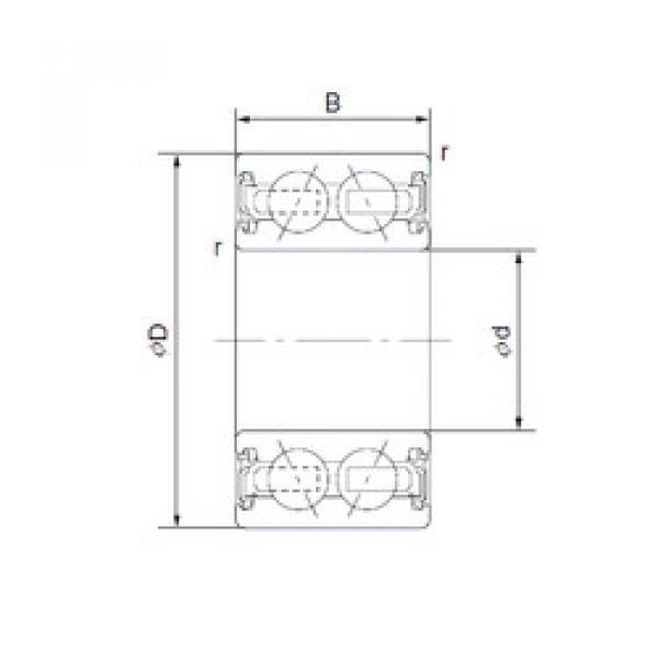 Rodamiento 35BD5020DU NSK #1 image