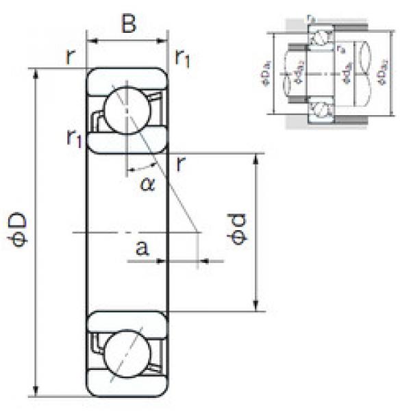 Rodamiento 7310B NACHI #1 image