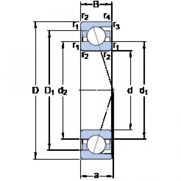 Rodamiento 7003 CD/HCP4A SKF #1 image