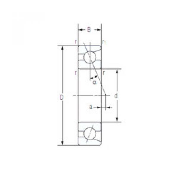 Rodamiento 7010C NACHI #1 image