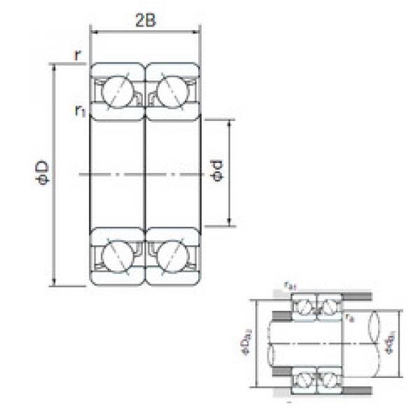 Rodamiento 7012DB NACHI #1 image