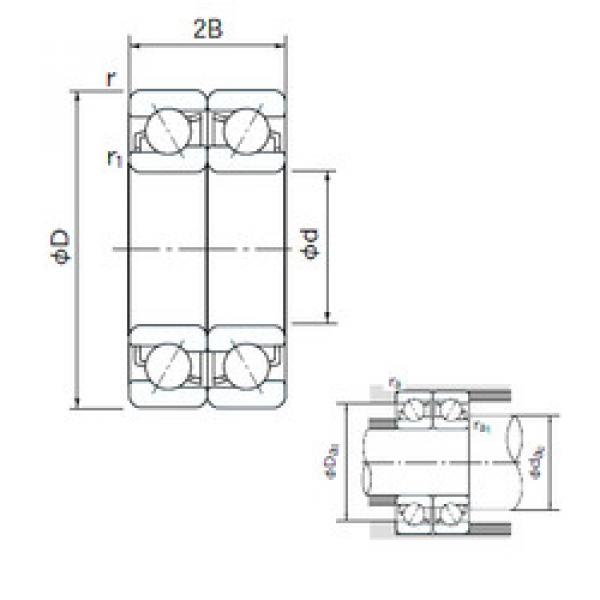 Rodamiento 7005CDF NACHI #1 image