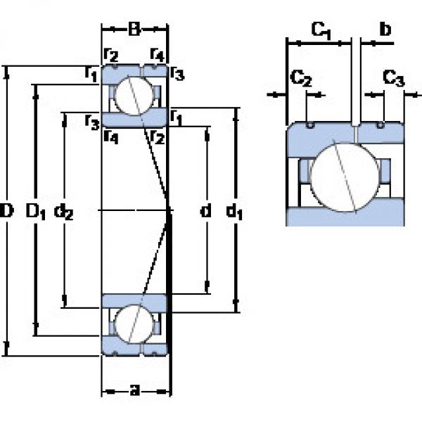 Rodamiento 71907 CE/HCP4AL SKF #1 image