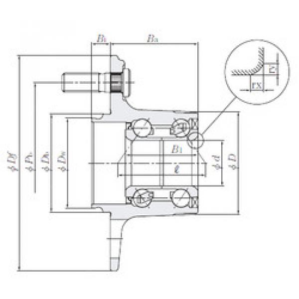 Rodamiento HUB157-17 NTN #1 image