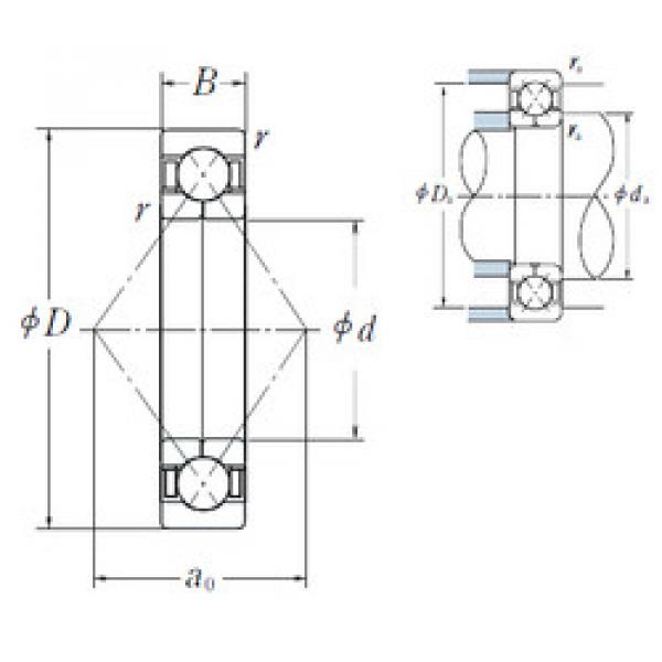 Rodamiento QJ 224 NSK #1 image