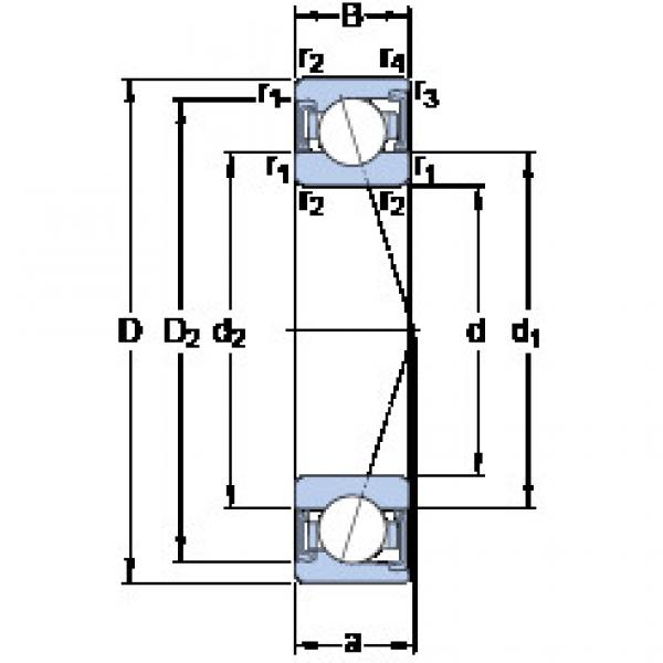 Rodamiento S7004 ACD/P4A SKF #1 image